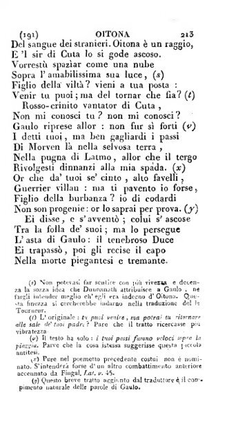 Poesie di Ossian, antico poeta celtico