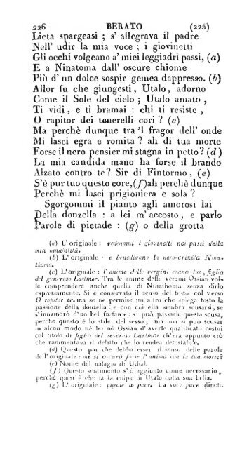 Poesie di Ossian, antico poeta celtico