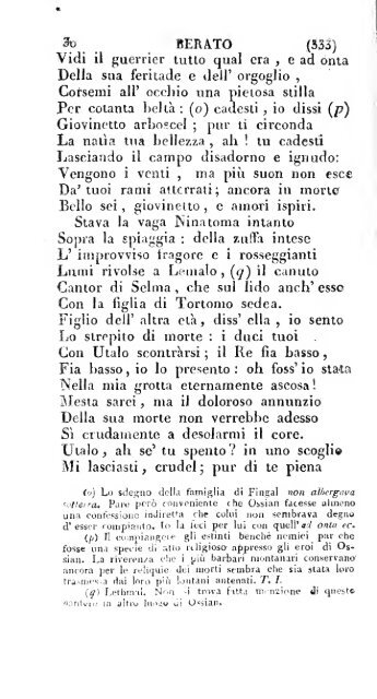 Poesie di Ossian, antico poeta celtico