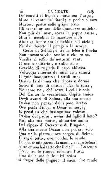 Poesie di Ossian, antico poeta celtico