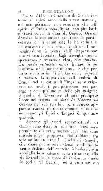 Poesie di Ossian, antico poeta celtico