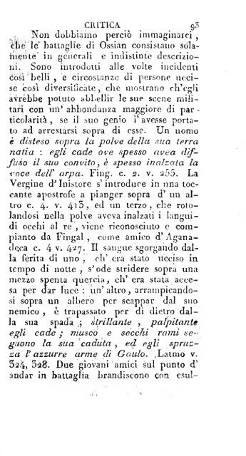 Poesie di Ossian, antico poeta celtico