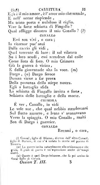 Poesie di Ossian, antico poeta celtico