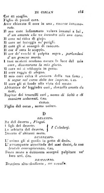 Poesie di Ossian, antico poeta celtico