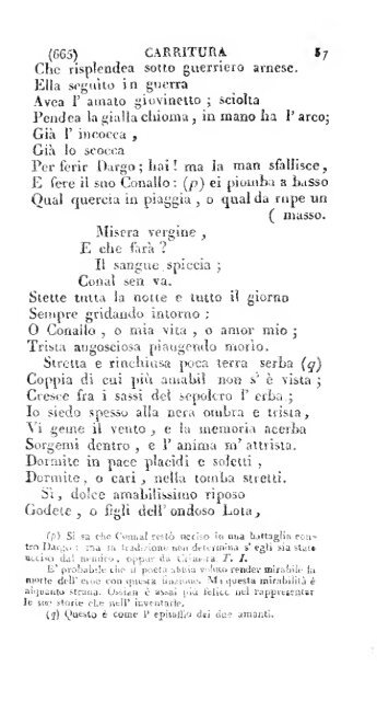 Poesie di Ossian, antico poeta celtico