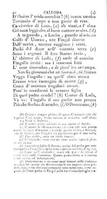 Poesie di Ossian, antico poeta celtico