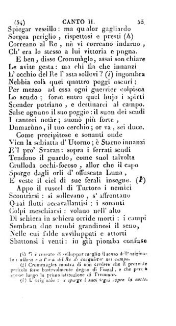 Poesie di Ossian, antico poeta celtico