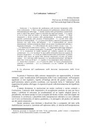 La Costituzione “sottintesa” - Corte Costituzionale