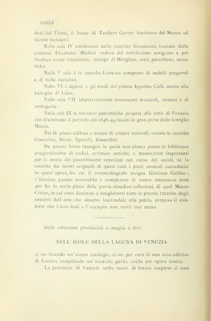 Le collezioni veneziane d'arte e d'antichita dal secolo XIV. ai nostri ...