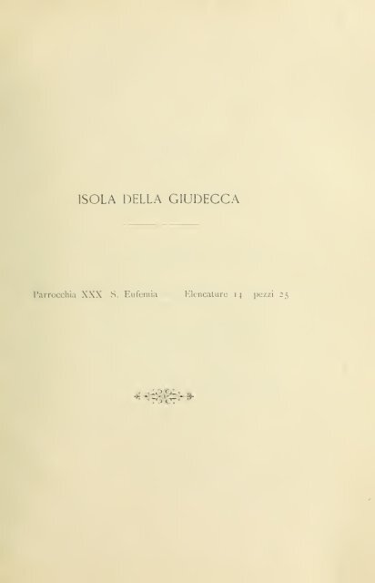 Le collezioni veneziane d'arte e d'antichita dal secolo XIV. ai nostri ...