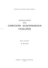 COMITATO GLACIOLOGICO ITALIANO