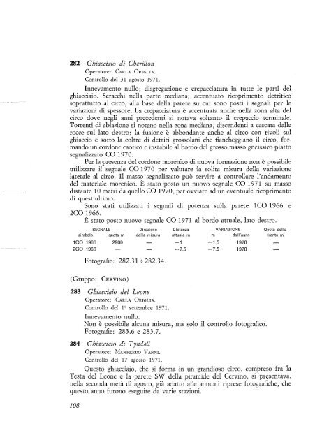 COMITATO GLACIOLOGICO ITALIANO