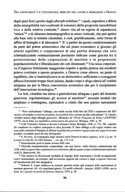 Giacomo Casarino Al di la della mobilita territoriale, per un ...