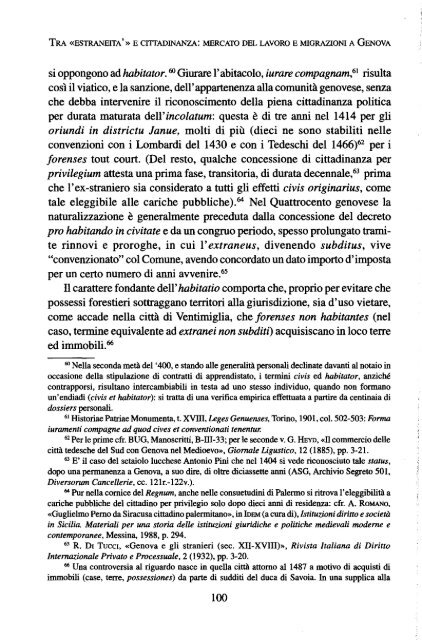 Giacomo Casarino Al di la della mobilita territoriale, per un ...