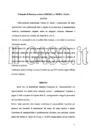 Tribunale di Piacenza; sentenza l8fl0f2011, n. 780;'2011 ... - IL CASO.it