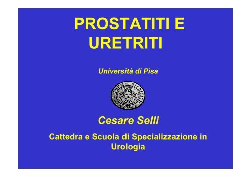 doxiciclina per prostatite non batterica