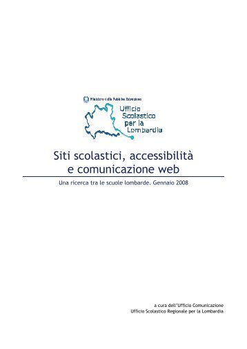 Questionario Siti scolastici ed accessibilità. Una ricerca tra le scuole ...