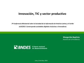 Innovación, TIC y sector productivo