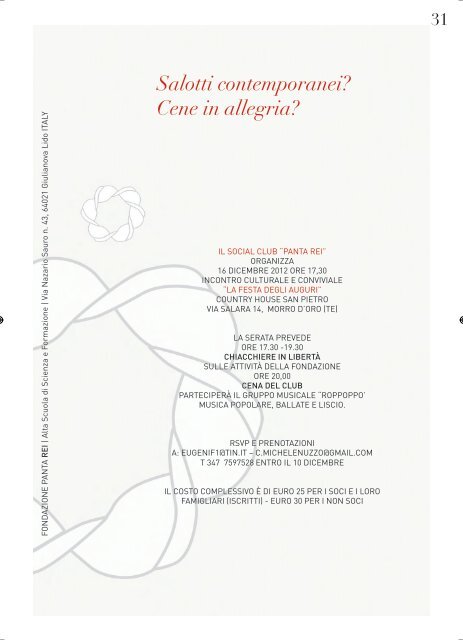 Download Qui Roseto e dintorni n. 0 - Fondazione Panta Rei
