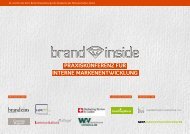 Praxiskonferenz für interne Markenentwicklung - Schiller Brand ...