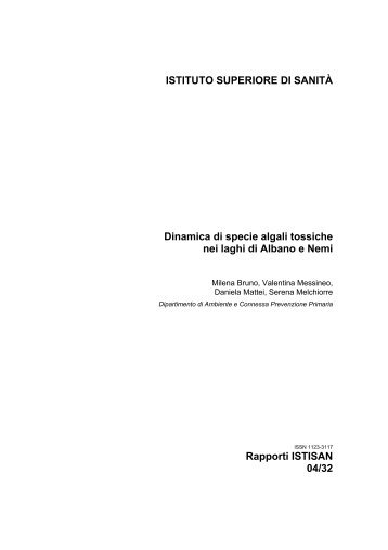 Scarica il full-text della pubblicazione in PDF - Istituto Superiore di ...