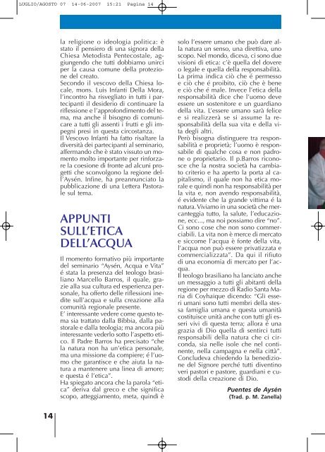 LUGLIO/AGOSTO 07 14-06-2007 15:20 Pagina 1 - la missione della ...