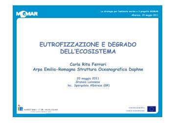 EUTROFIZZAZIONE E DEGRADO DELL'ECOSISTEMA - Momar