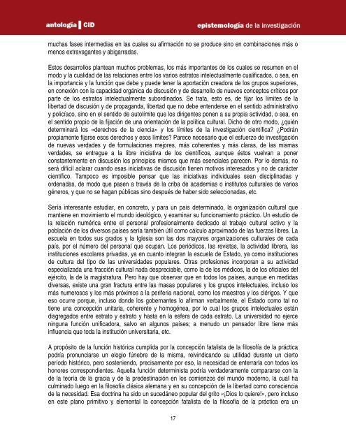 Las lecturas que se presentan en esta Antología - ulloa vision