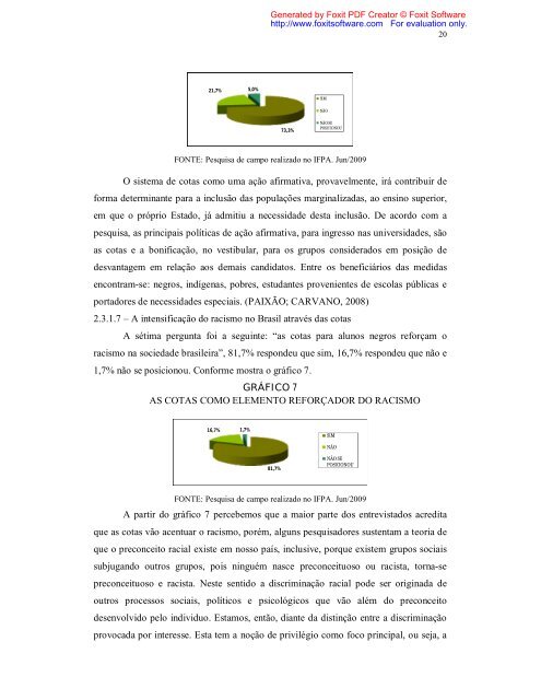 ações afirmativas e racismo: a política de cotas e suas ...