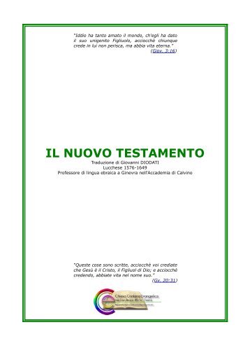 IL NUOVO TESTAMENTO - Chiesacristiana.it