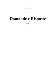 Proposta Di Soluzione Risposte Alle Domande Sull Intervista A Tina