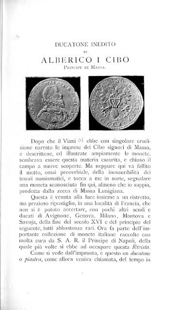 Rivista italiana di numismatica e scienze affini - Medievalcoinage.com