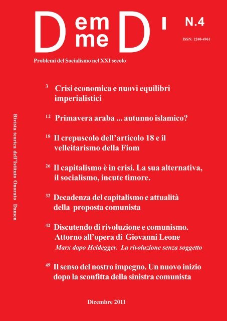 Il N°4 in PDF - Istituto Onorato Damen Il N°4 in PDF - Istituto Onorato Damen