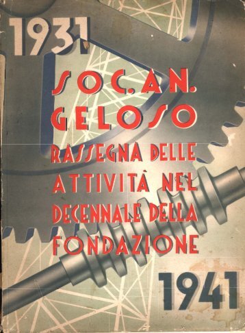 Geloso 1931-1941 - Le Radio di Sophie