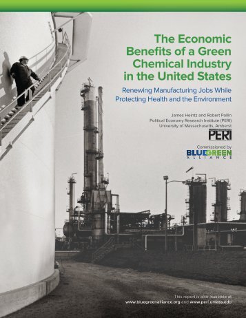 The Economic Benefits of a Green Chemical Industry in the United States