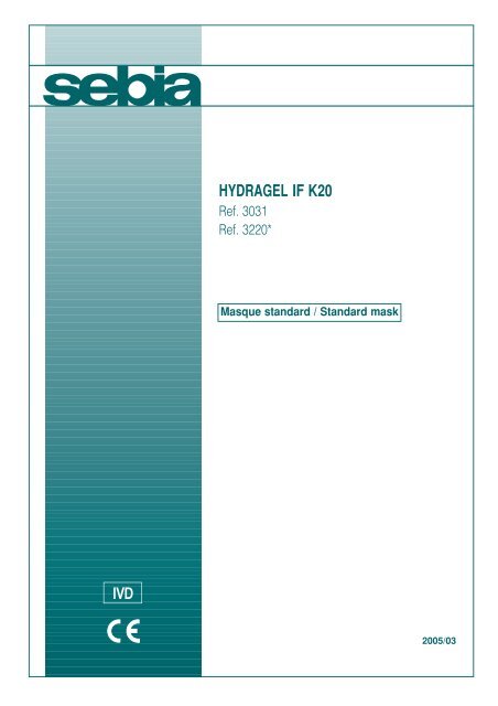 kit hydragel if k20 - Sebia