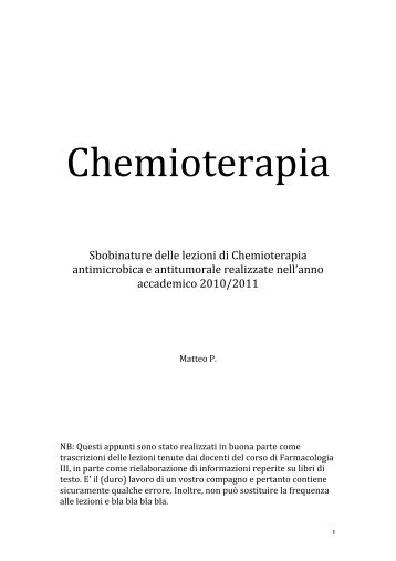 Chemioterapia - MedWiki