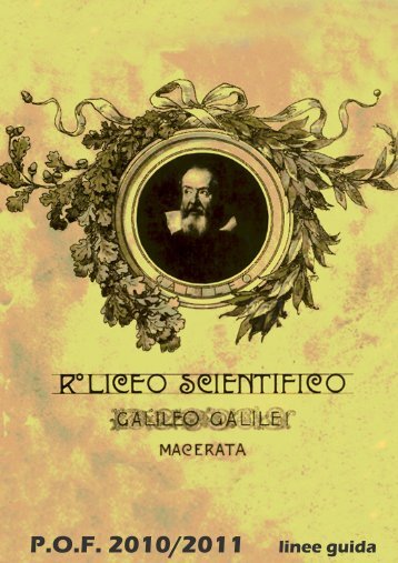P.O.F. 2010/2011 linee guida - Liceo Scientifico