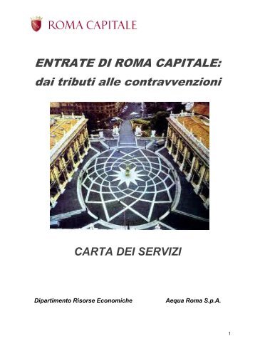 ENTRATE DI ROMA CAPITALE: dai tributi alle contravvenzioni