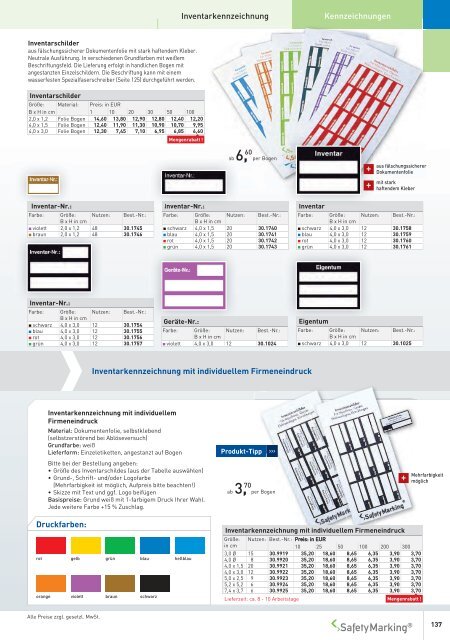 sm katalog - Behrendt Werbetechnik