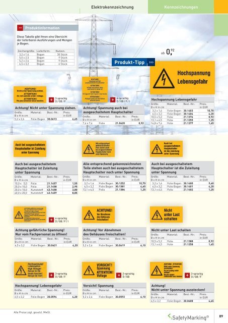 sm katalog - Behrendt Werbetechnik