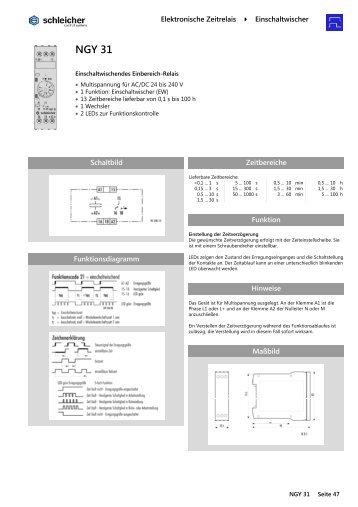 NGY 31 - Schleicher Electronic