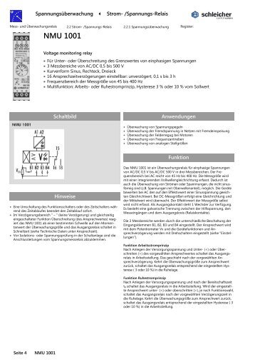 NMU 1001 - Schleicher Electronic