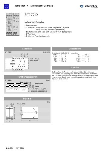 SPT 72 D - Schleicher Electronic