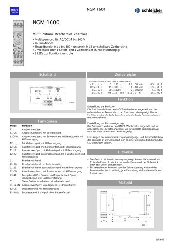 NGM 1600 - Schleicher Electronic