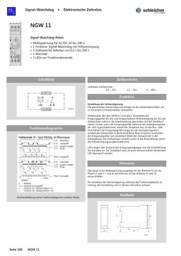NGW 11 - Schleicher Electronic
