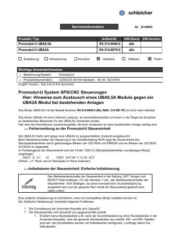 Si06005 - Schleicher Electronic