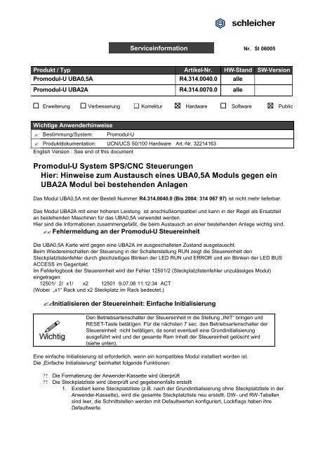 Si06005 - Schleicher Electronic