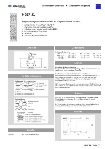 NGZP 32-S - Schleicher Electronic