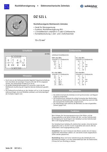 DZ 521 L - Schleicher Electronic